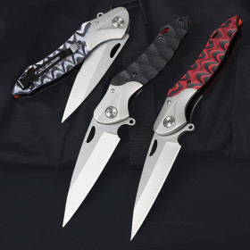 Mars Axis Lock Fast Opening G10 Handle 3CR13 Steel Folding Pocket EDC Outdoor Camping Survival Knife UD408824